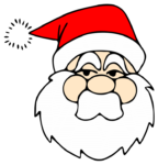Santa Claus head portrait