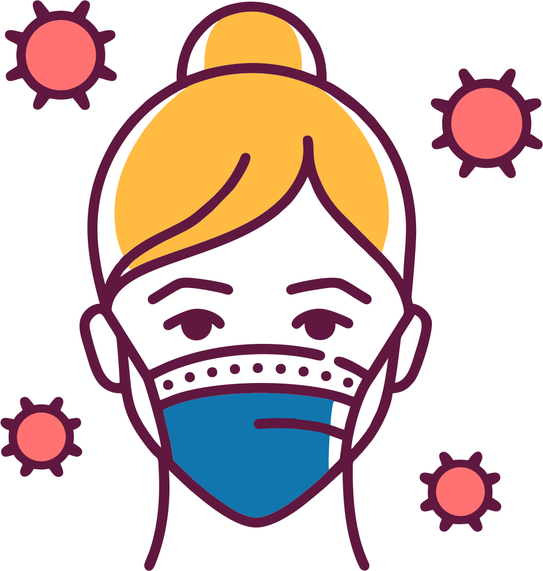 Wearing masks can prevent viral diseases